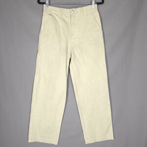OBEY HARDWORK CARPENTER DENIM Pants Straight Cotton Elastic Waist‎ Men’s Size 26
